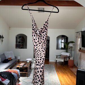 Princess Polly - Slip Dress - Pink Leopard - US 8
